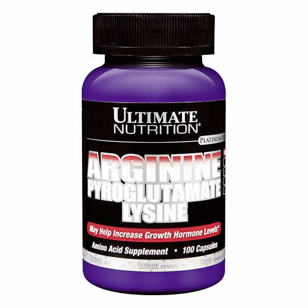 Ultimate Nutrition Arginine Pyroglutamate Lysine, 100kap