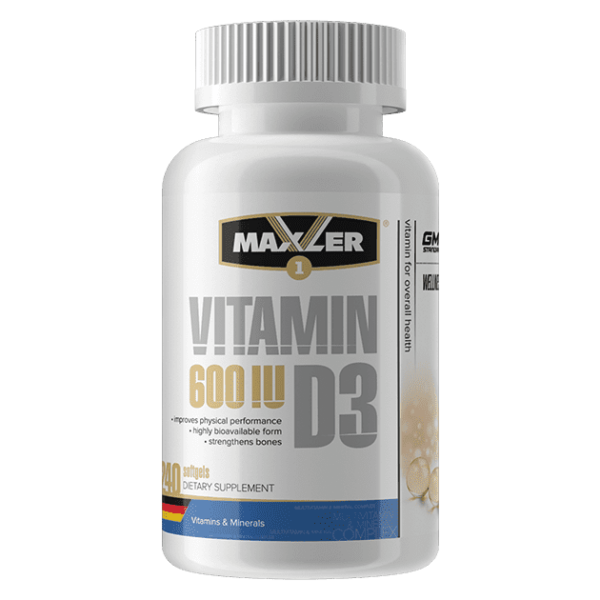 Maxler Vitamin D-3 600 - 240 gelkapsula