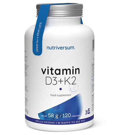 Vitamin D3 + K2 Caps Vita - 120 kapsula